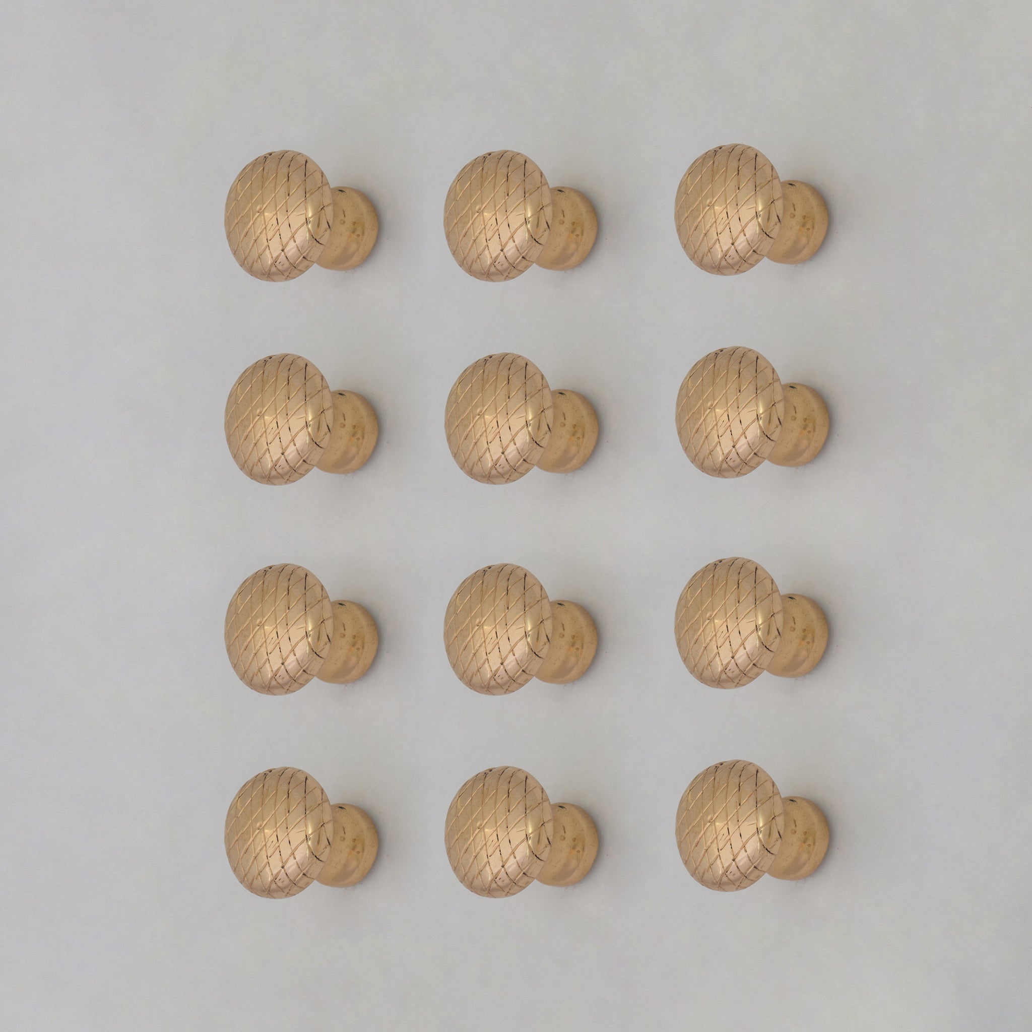 Solid Brass Round Knobs, Drawer Kitchen Knobs, Cabinet Knob - Insideast