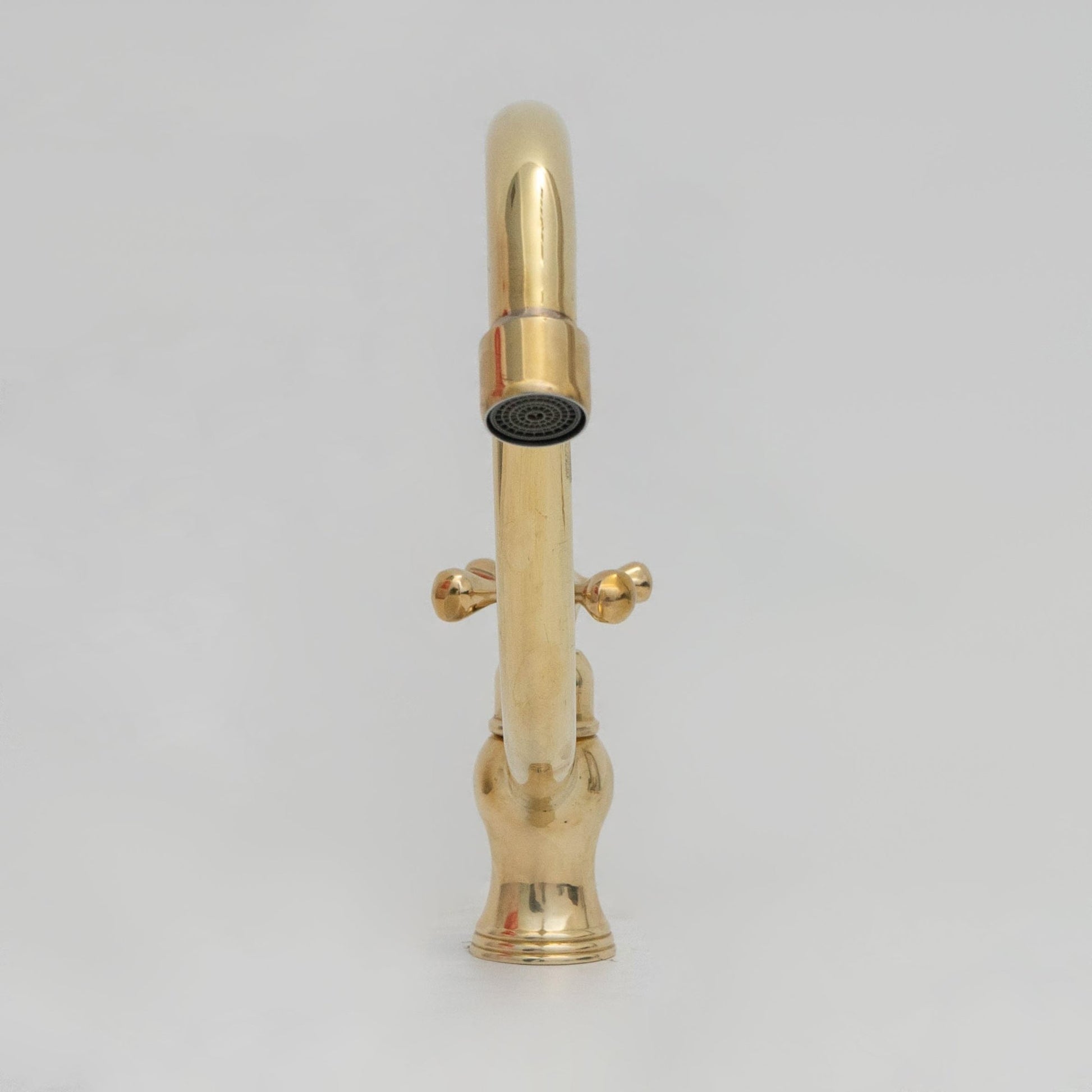 Solid Brass Single Hole Cold Faucet, Kitchen Sink Single Handle Faucet - Insideast