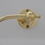 Load image into Gallery viewer, Solid Brass Towel Holder, Handcrafted Powder Room Holder
