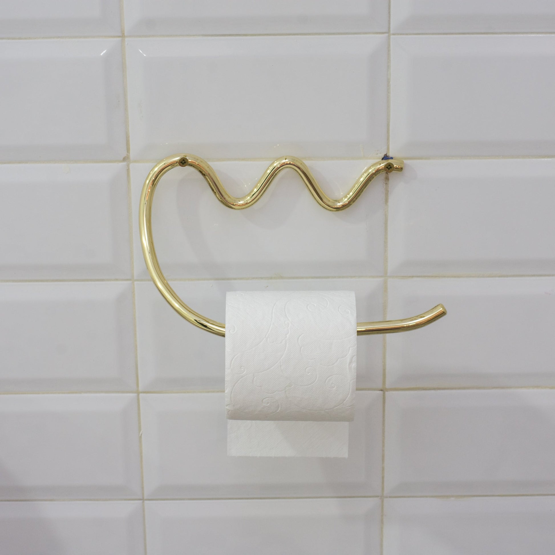 Solid Brass TP Holder, Tissue Roll Holder, Tissue Hanger, Tissue Holder Hook - Insideast