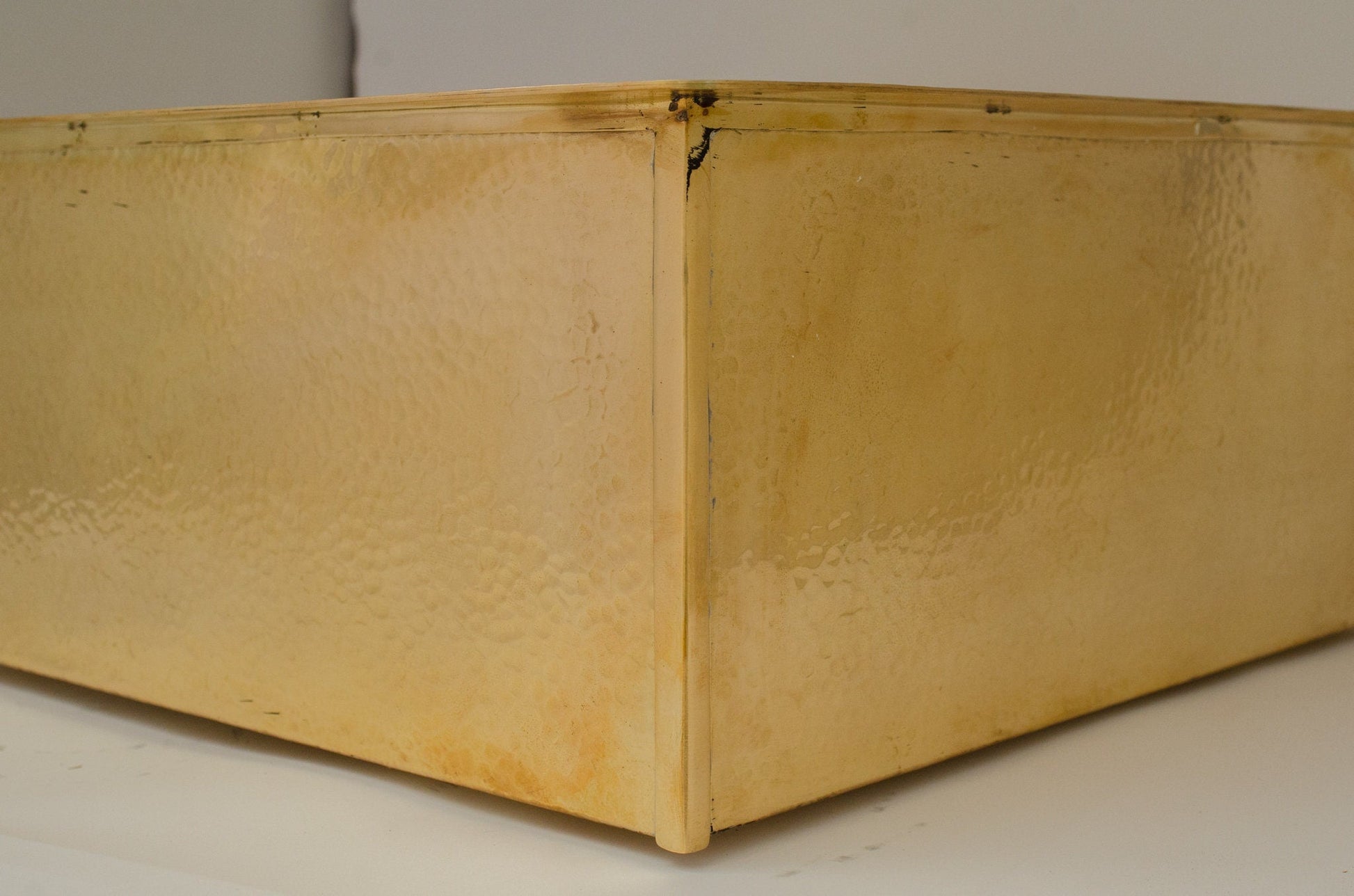 Solid Brass Undermount Hammered Sink | Kitchen Bar Sink - Insideast