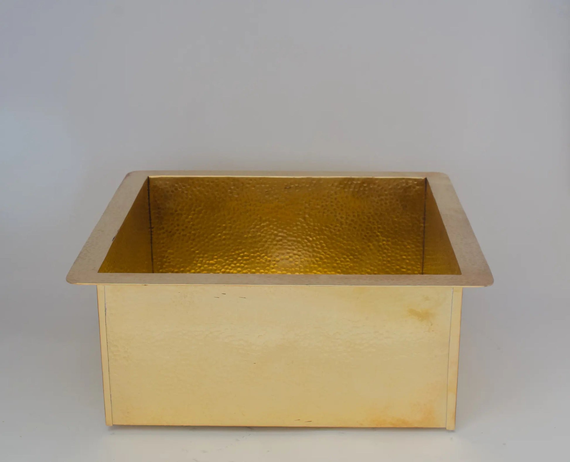 Solid Brass Undermount Hammered Sink | Kitchen Bar Sink - Insideast