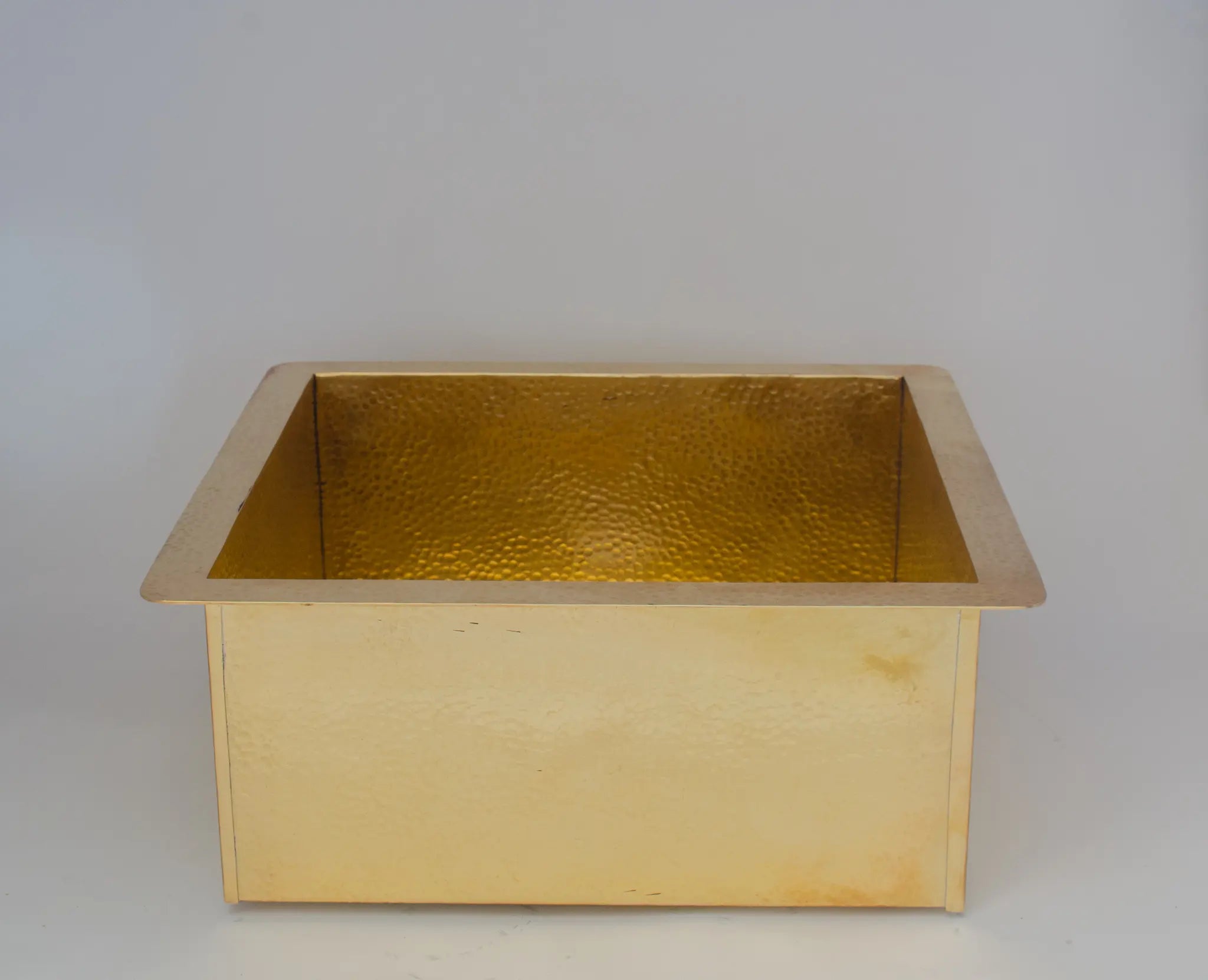 Solid Brass Undermount Hammered Sink | Kitchen Bar Sink - Insideast