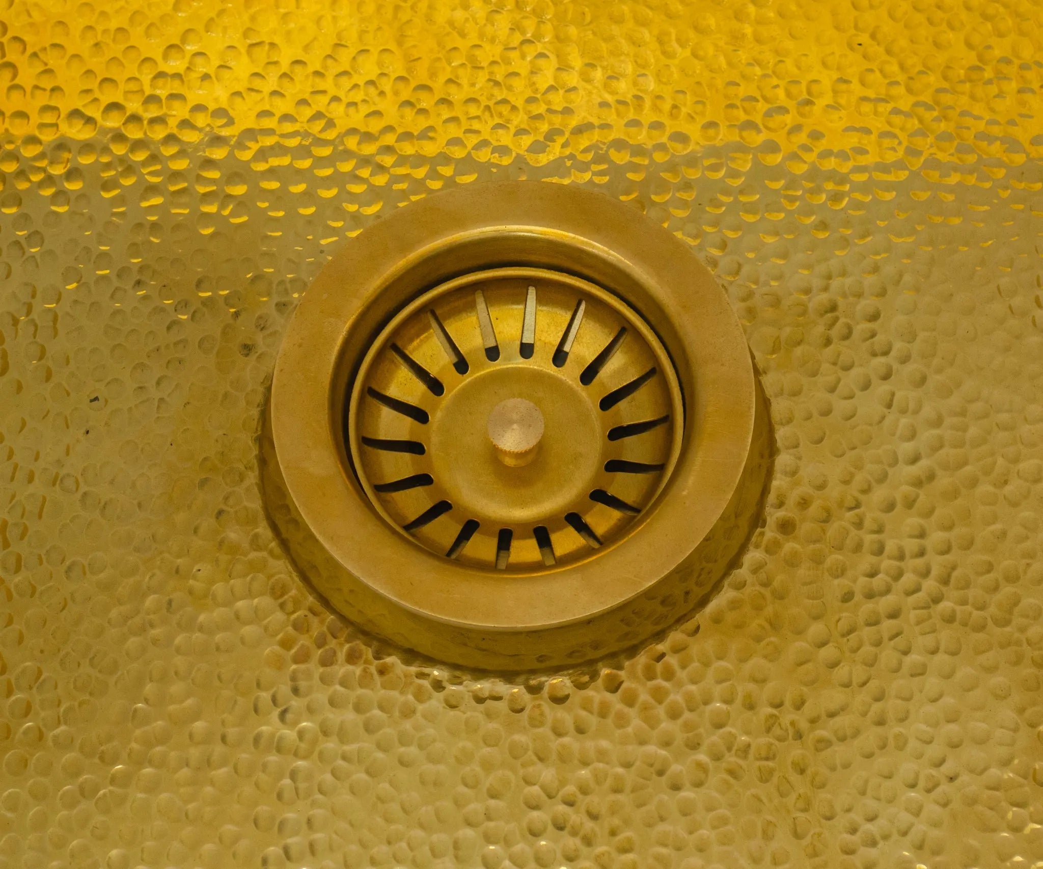 Solid Brass Undermount Hammered Sink | Kitchen Bar Sink - Insideast