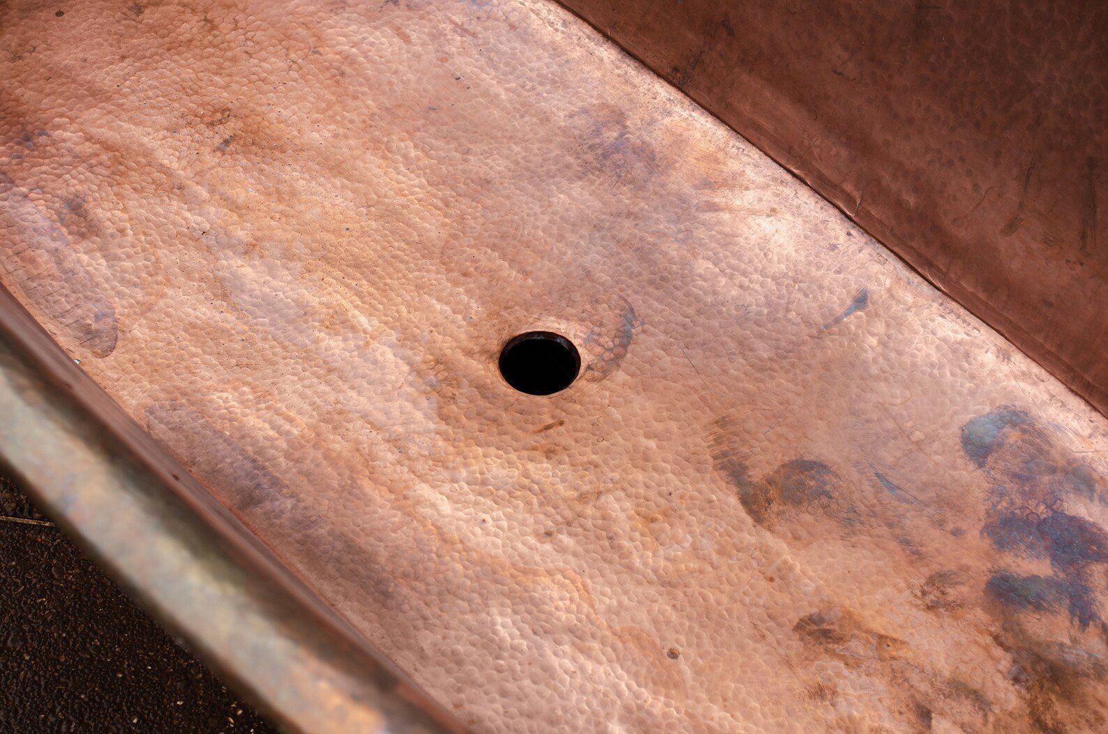 Solid Copper Bathtub | Vintage Freestanding Hammered Tub | Customized Tub - Insideast