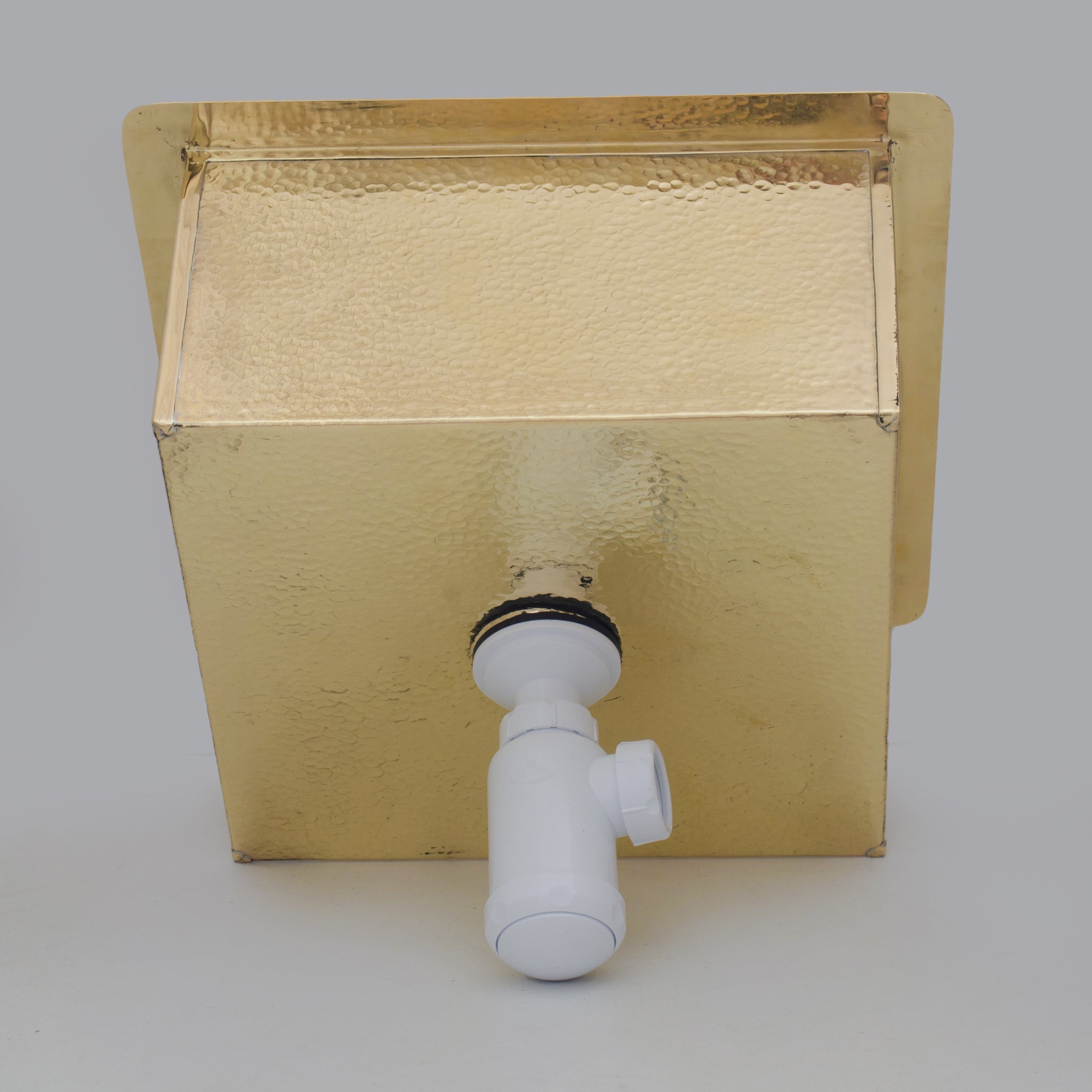 Solid Unlacquered Brass Undermount Hammered Sink, Kitchen Bar Sink - Insideast