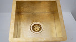 Load image into Gallery viewer, Solid Unlacquered Brass Undermount Hammered Sink, Kitchen Bar Sink, Island Sink, Outdoor Sink
