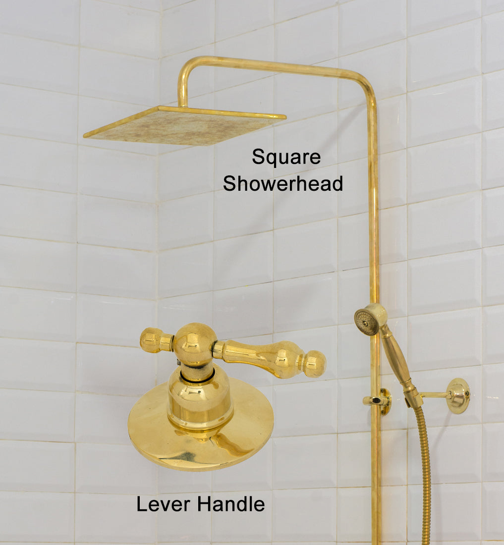 Square + Lever Handle