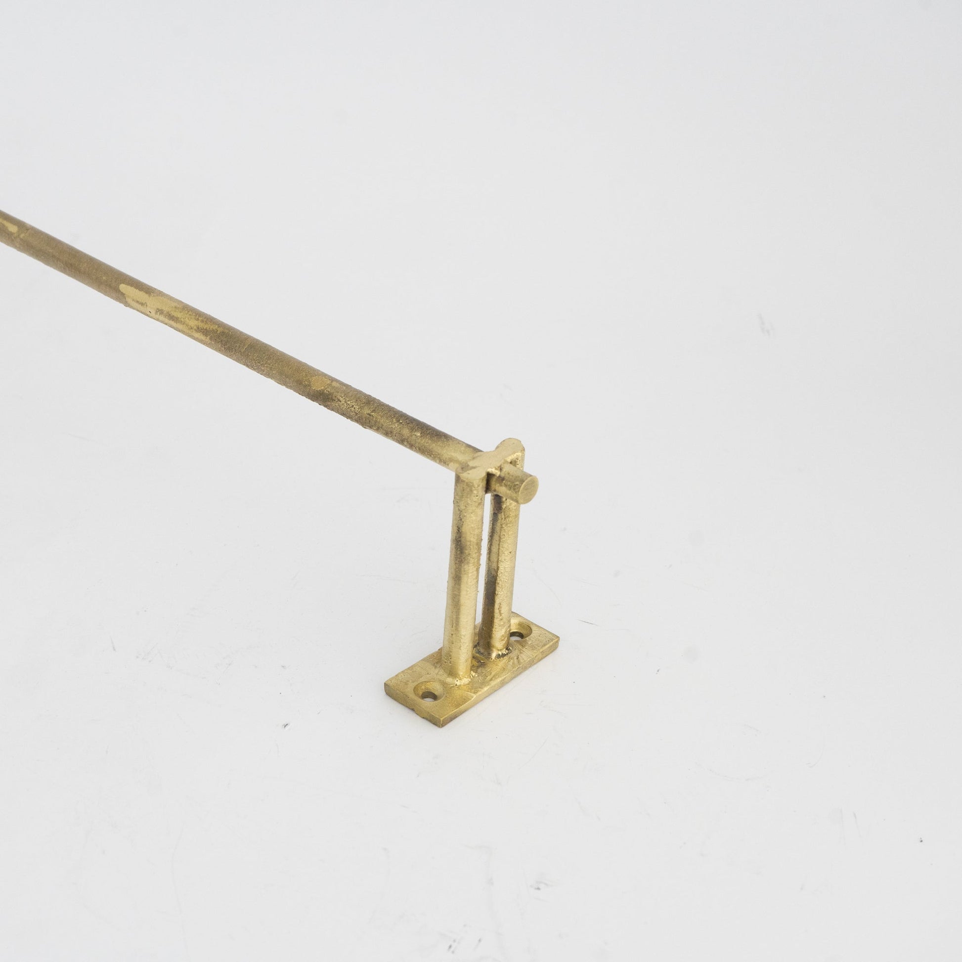 Unfinished Brass Towel Bar Holder | Bathroom Towel Hanger - Insideast