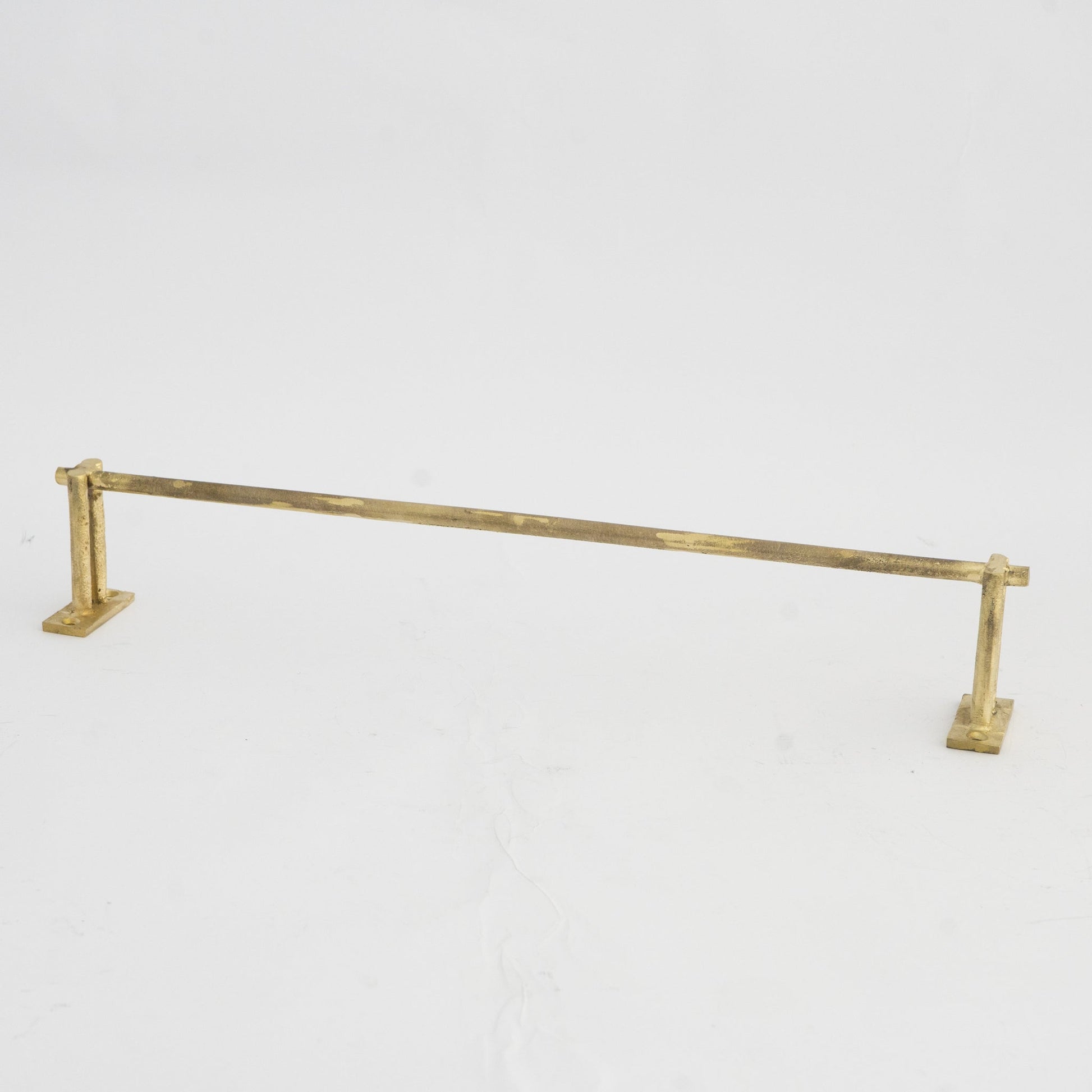 Unfinished Brass Towel Bar Holder | Bathroom Towel Hanger - Insideast