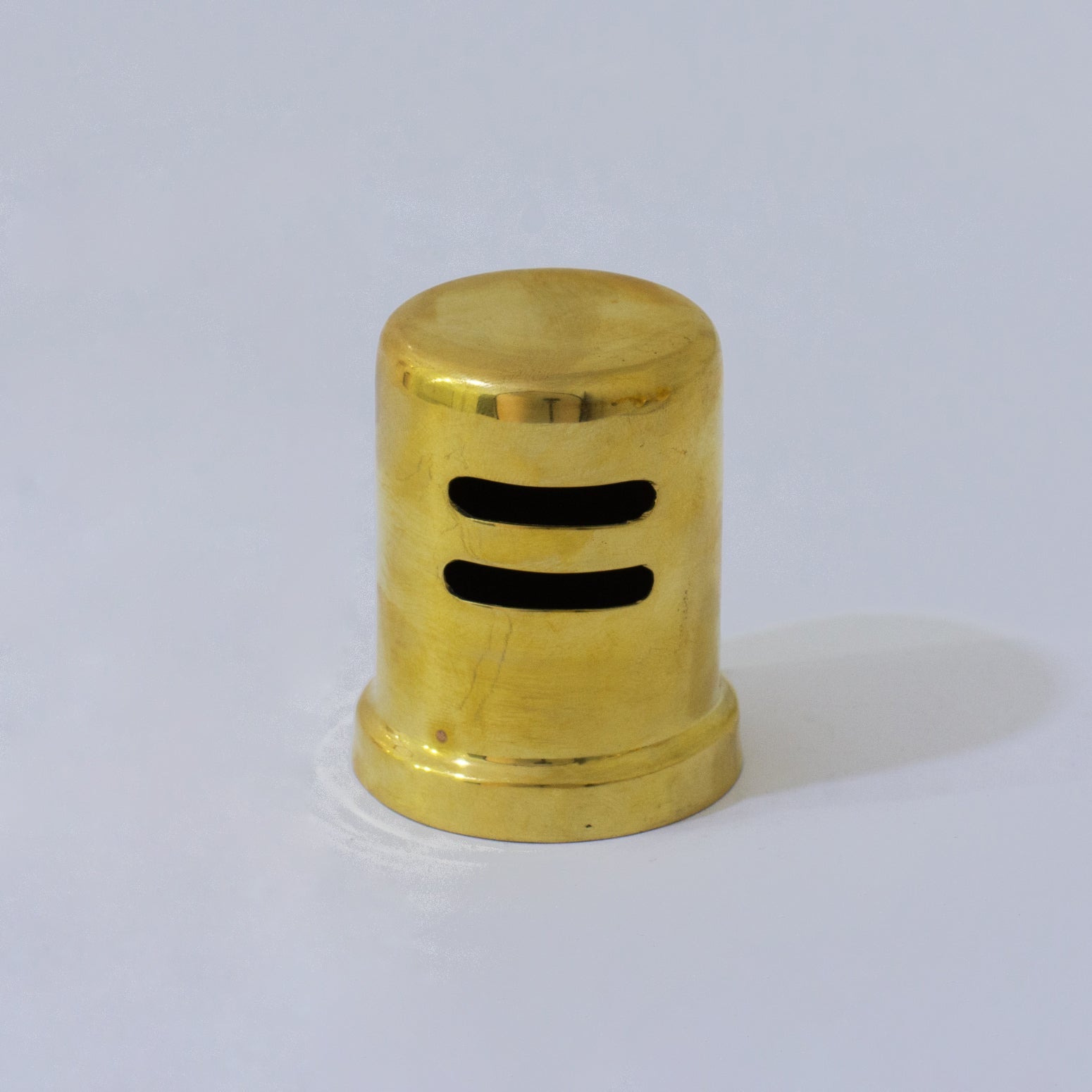Unlacquered Brass Dishwasher Air Gap Cover | Skirted Cap - Insideast