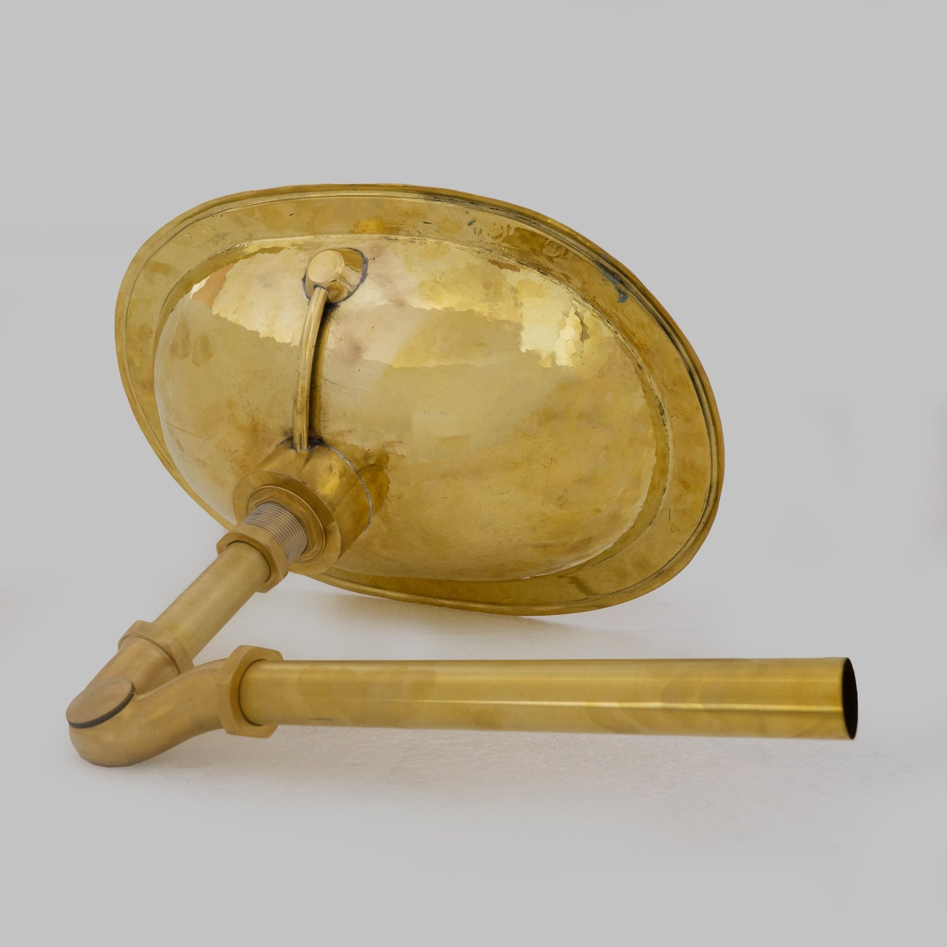 Unlacquered Brass Drop - in Sink | Bathroom Oval Sink - Insideast