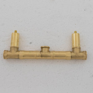 Unlacquered Brass Faucet- Wall Mount Bathroom Sink Faucet
