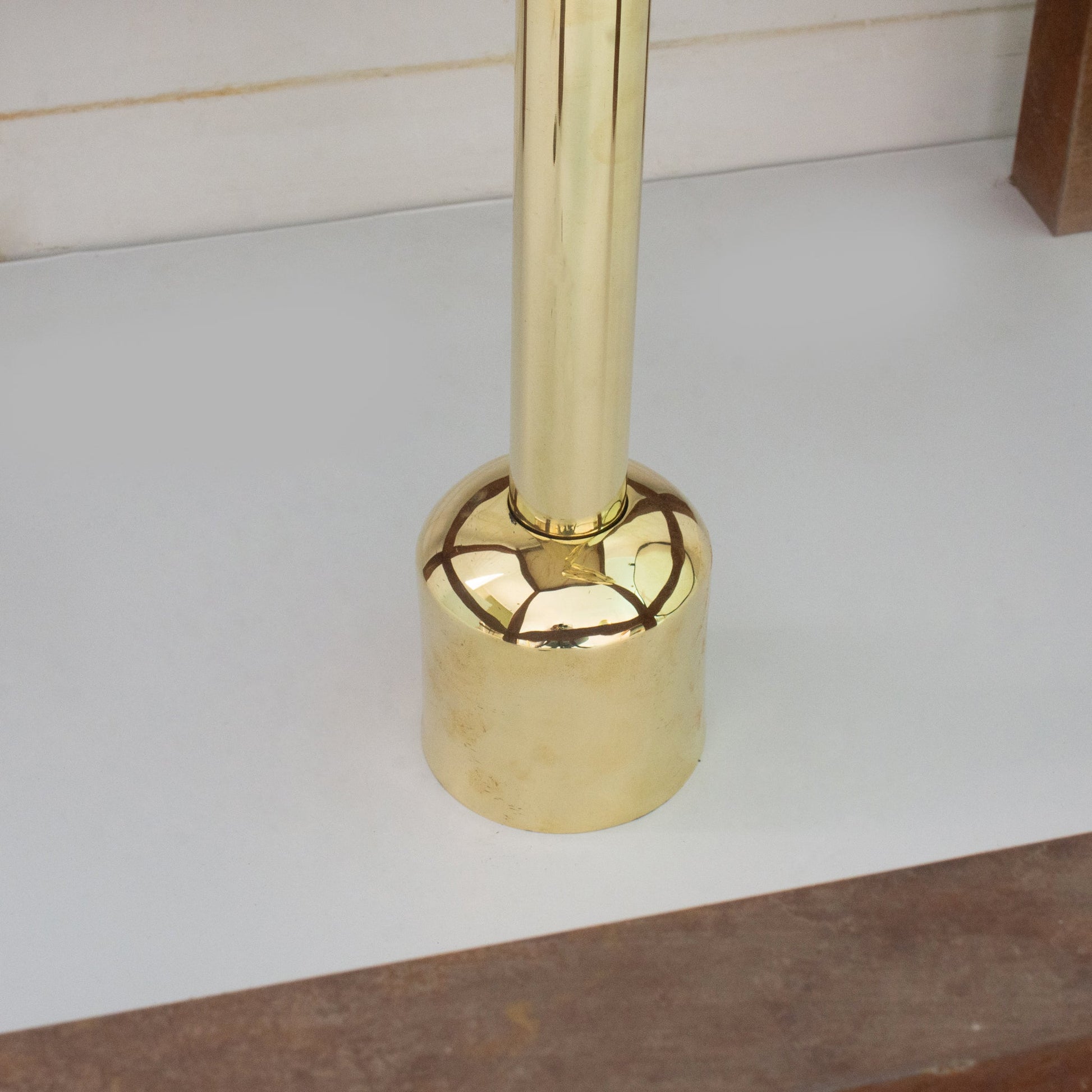 Unlacquered Brass Floor - Mounted S - Trap | Exposed Plumbing Kit - Insideast