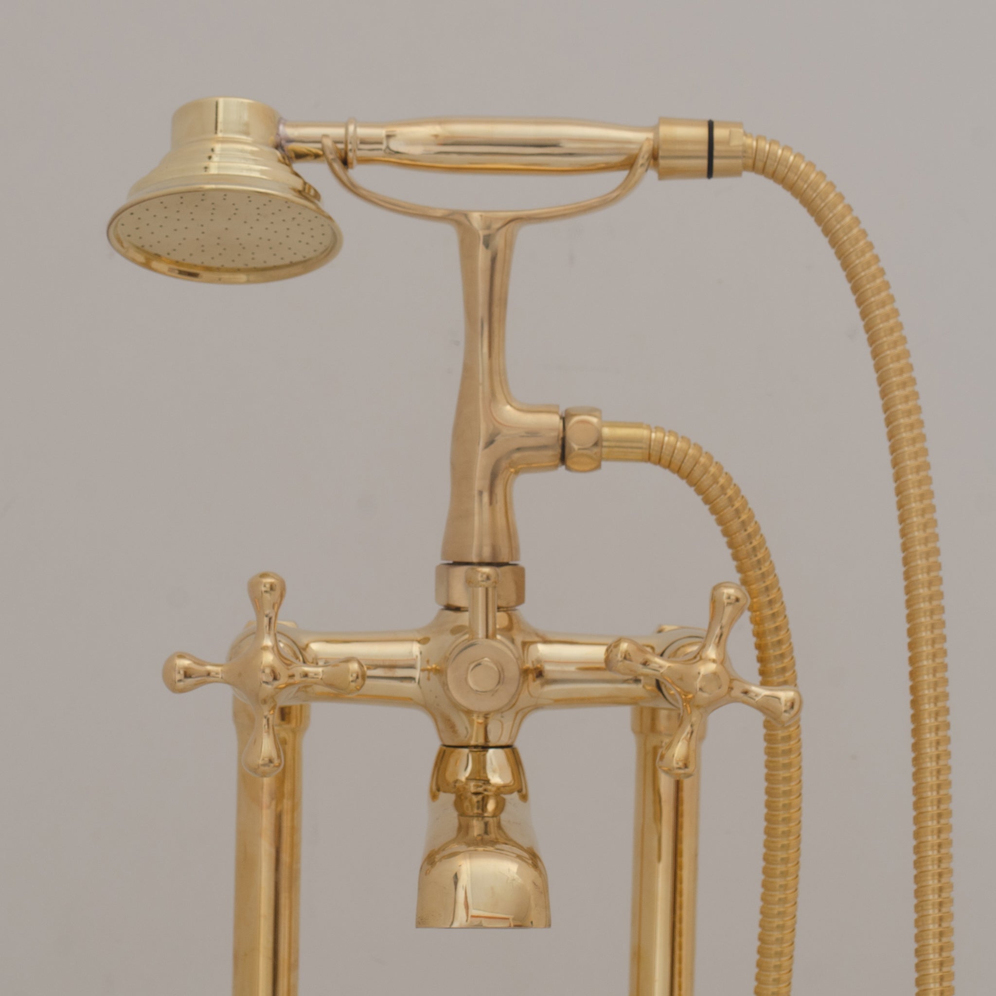 Unlacquered Brass Tub Filler Detail