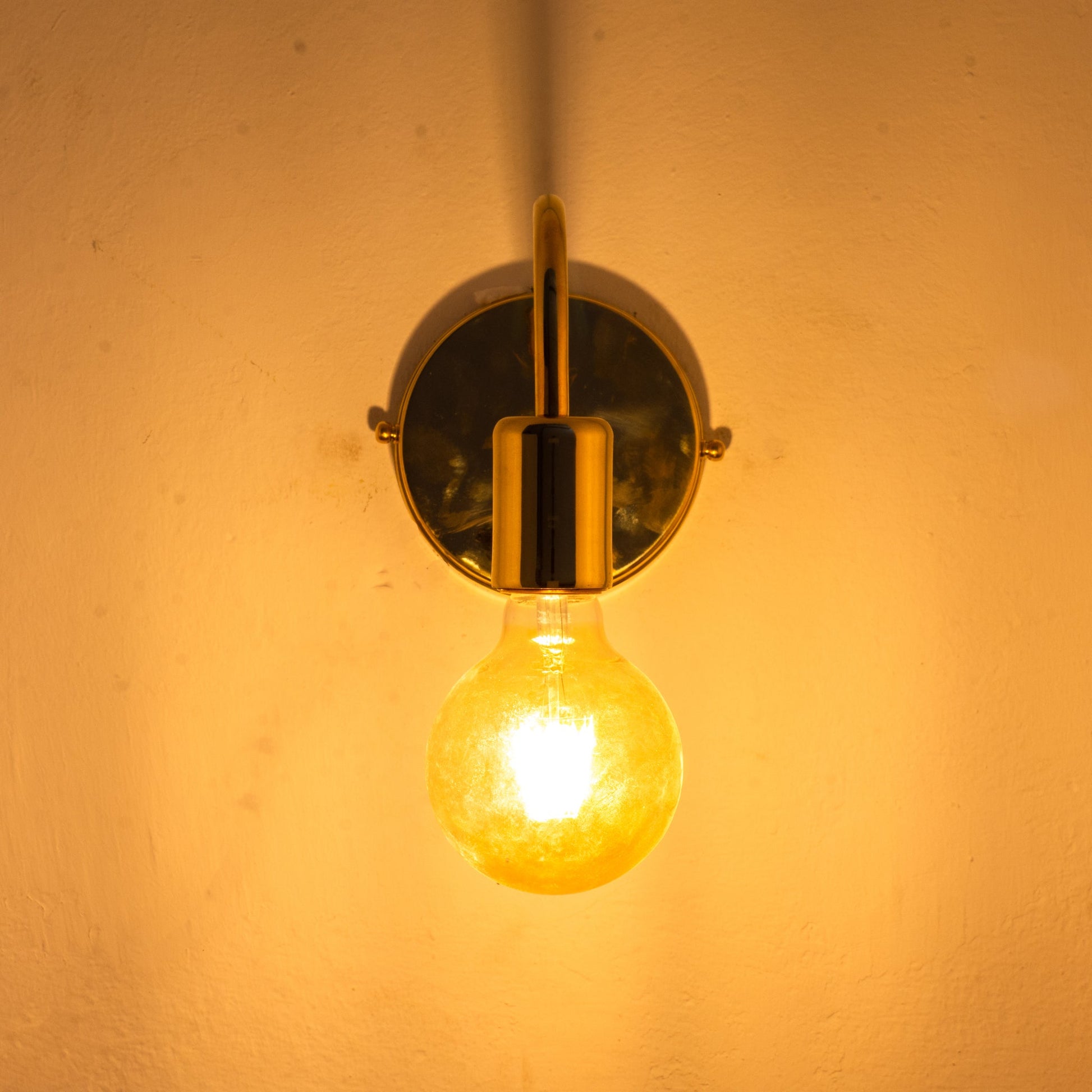 Unlacquered Brass Sconce, Wall Mount Lamp, Sconce Lighting Fixture - Insideast