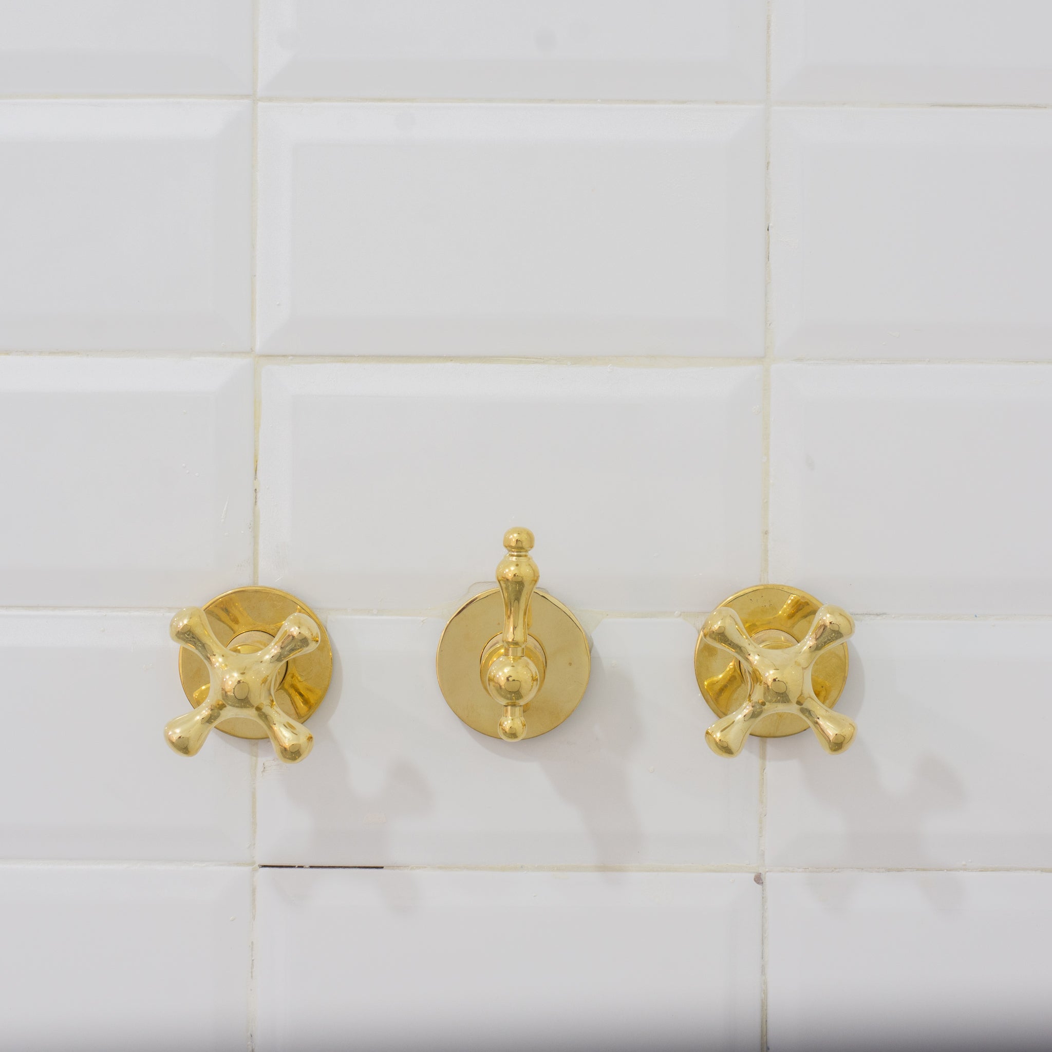 Unlacquered Brass Shower | Rain Shower Set | 3 Options - Insideast