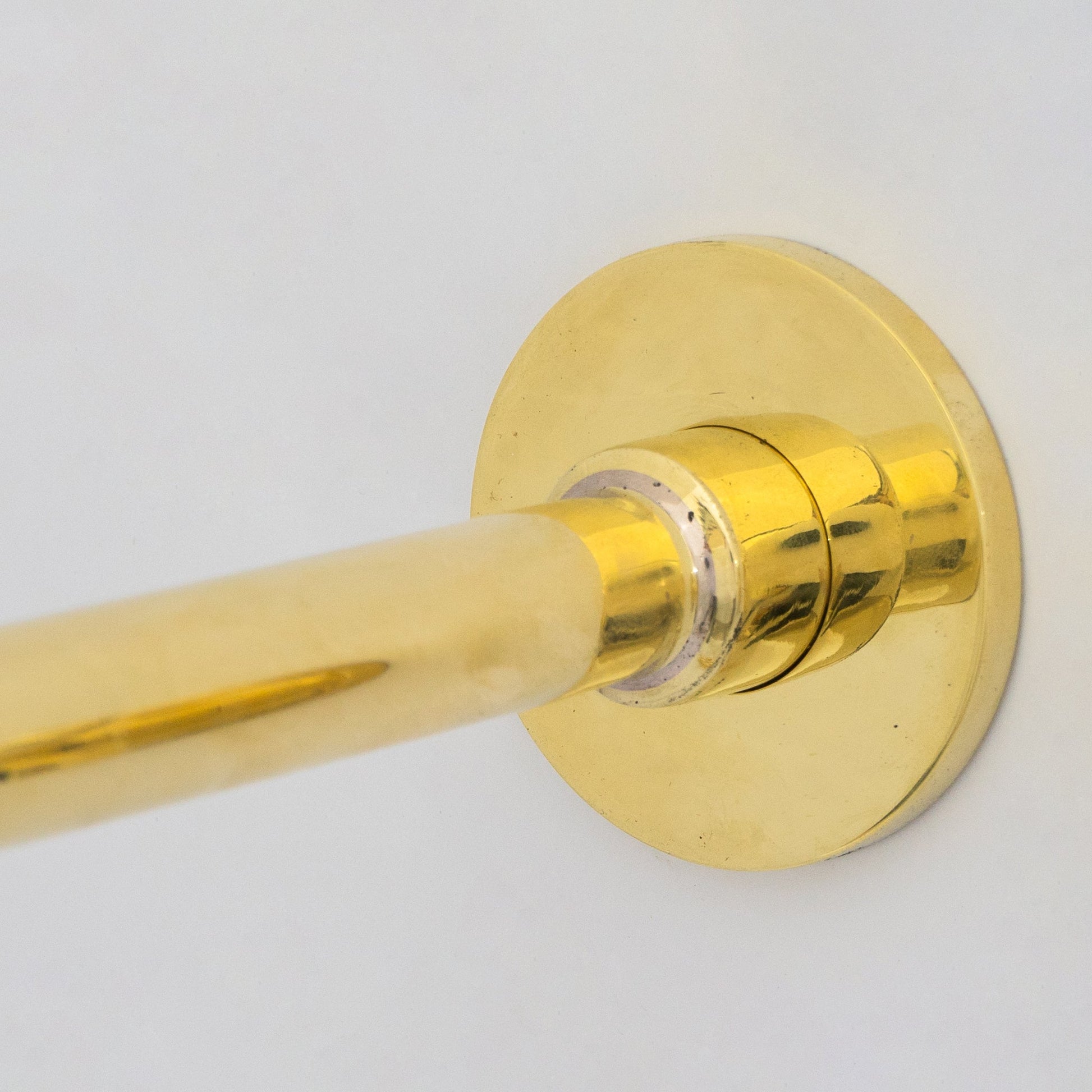 Unlacquered Brass Wall Mount Bathroom Faucet, Solid Brass Concealed Wall Faucet - Insideast