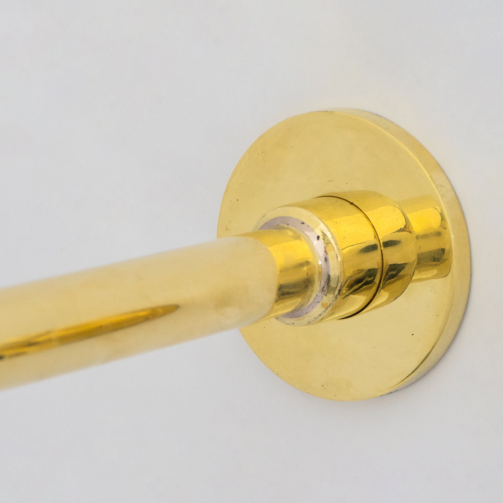 Unlacquered Brass Wall Mount Bathroom Faucet, Solid Brass Concealed Wall Faucet - Insideast