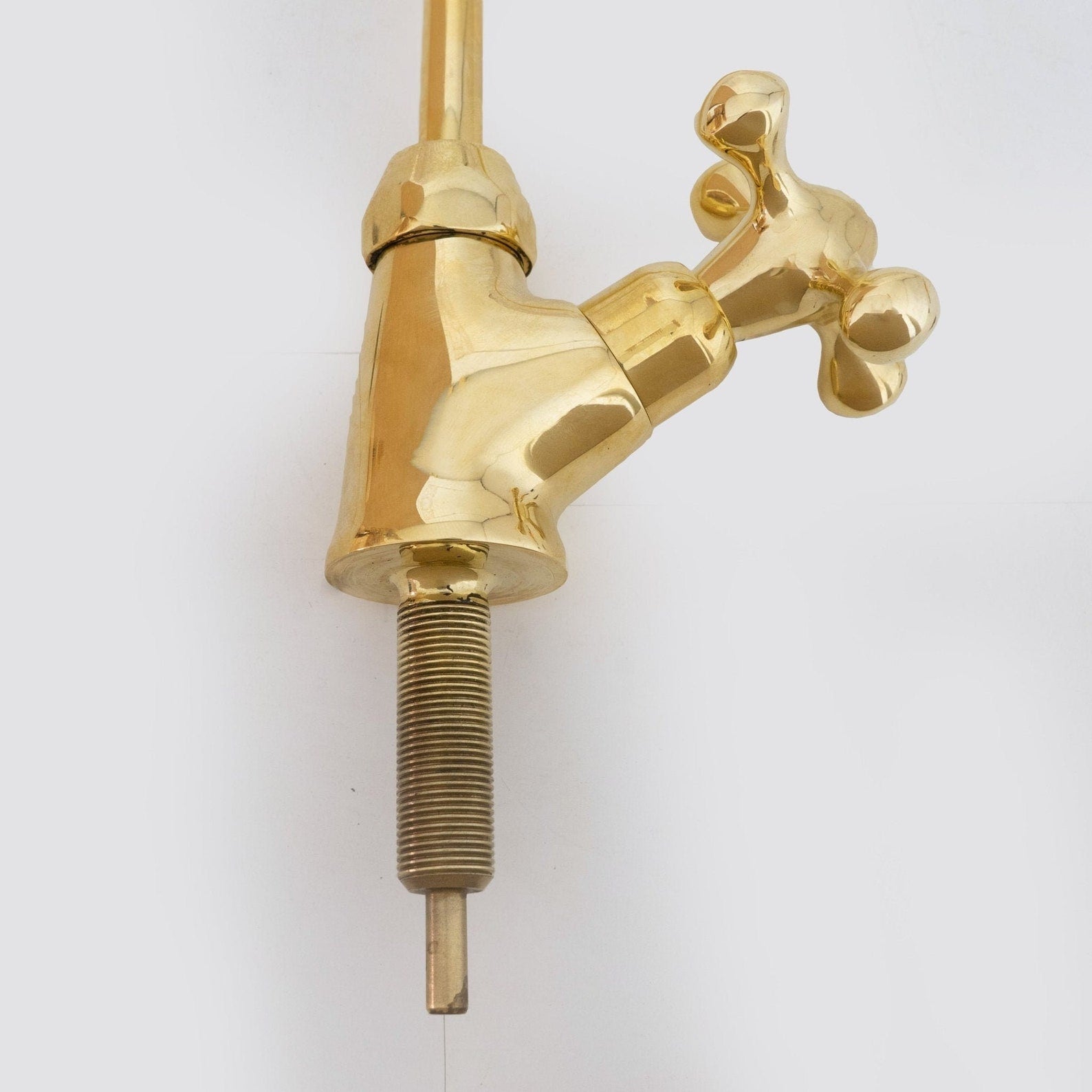 Unlacquered Brass Water Dispenser Kitchen Faucet | Single Hole Cold Water Tap - Insideast