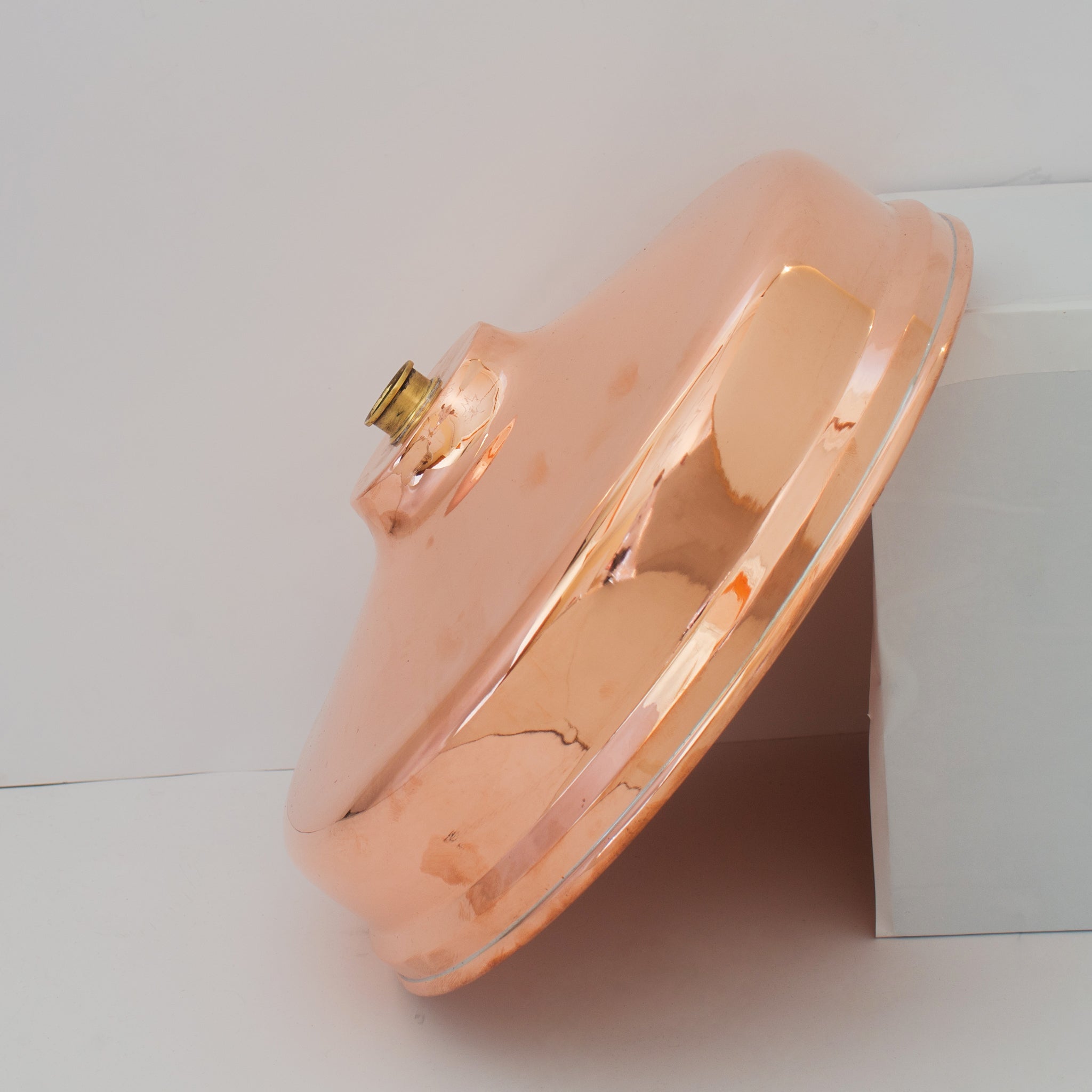 Unlacquered Copper Rain Shower Head | 12" Round - Insideast