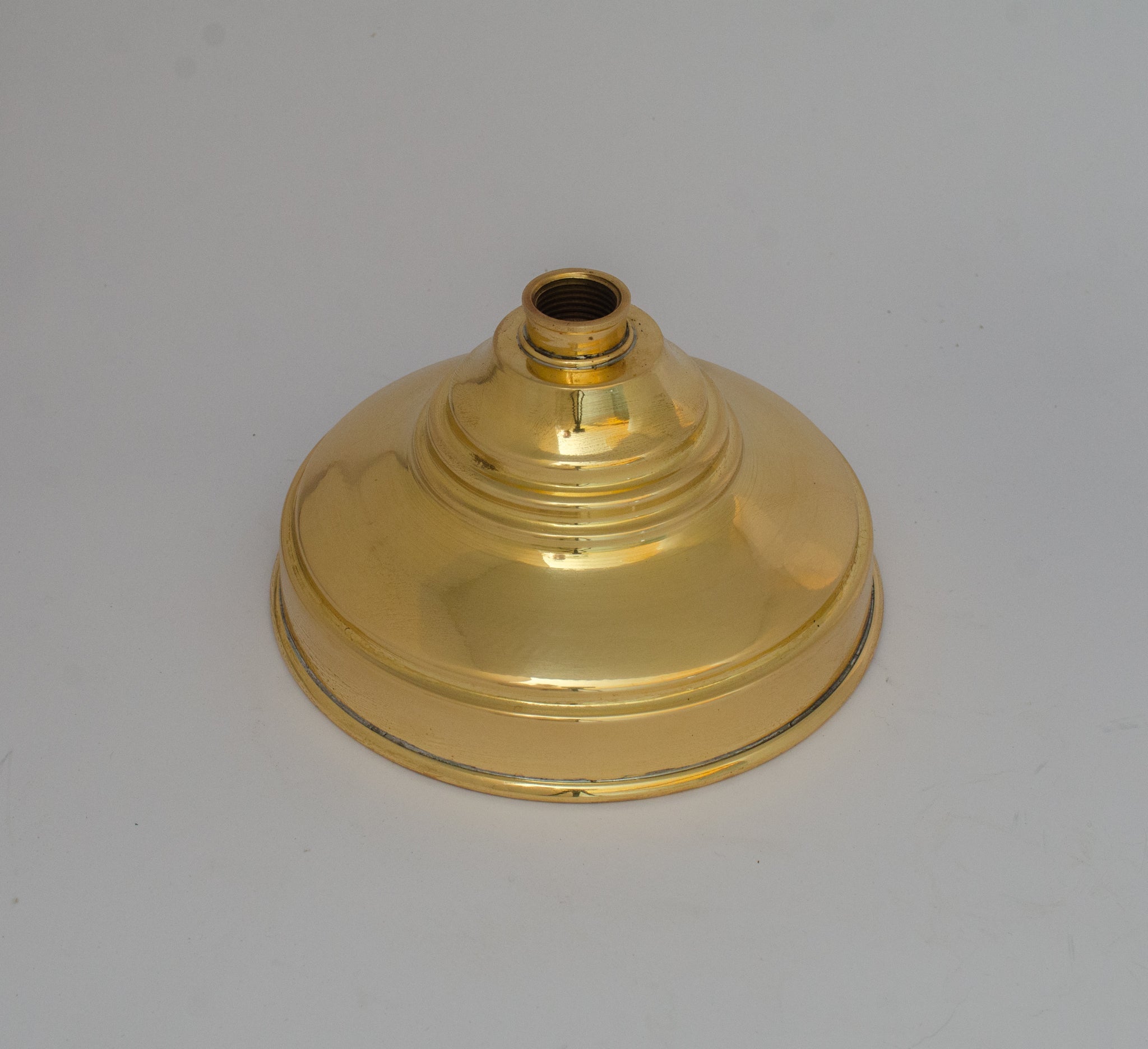 Unlacquered Solid Brass Rain Shower Head, Moroccan Handcrafted Vintage Showerhead, Works Outdoor - Insideast