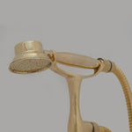 Load image into Gallery viewer, Unlacquered Solid Brass Telephone Tub Filler with Handheld

