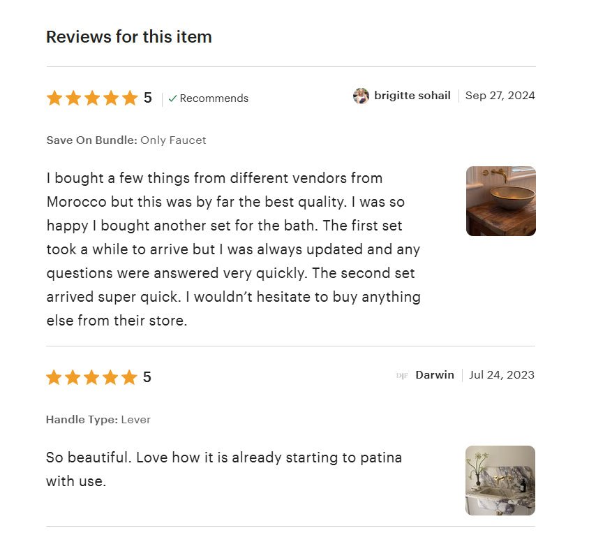 Unlacquered Solid Brass Wall Mounted Bathroom Vessel Sink Faucet, Antique Basin Vanity Faucet - Insideast