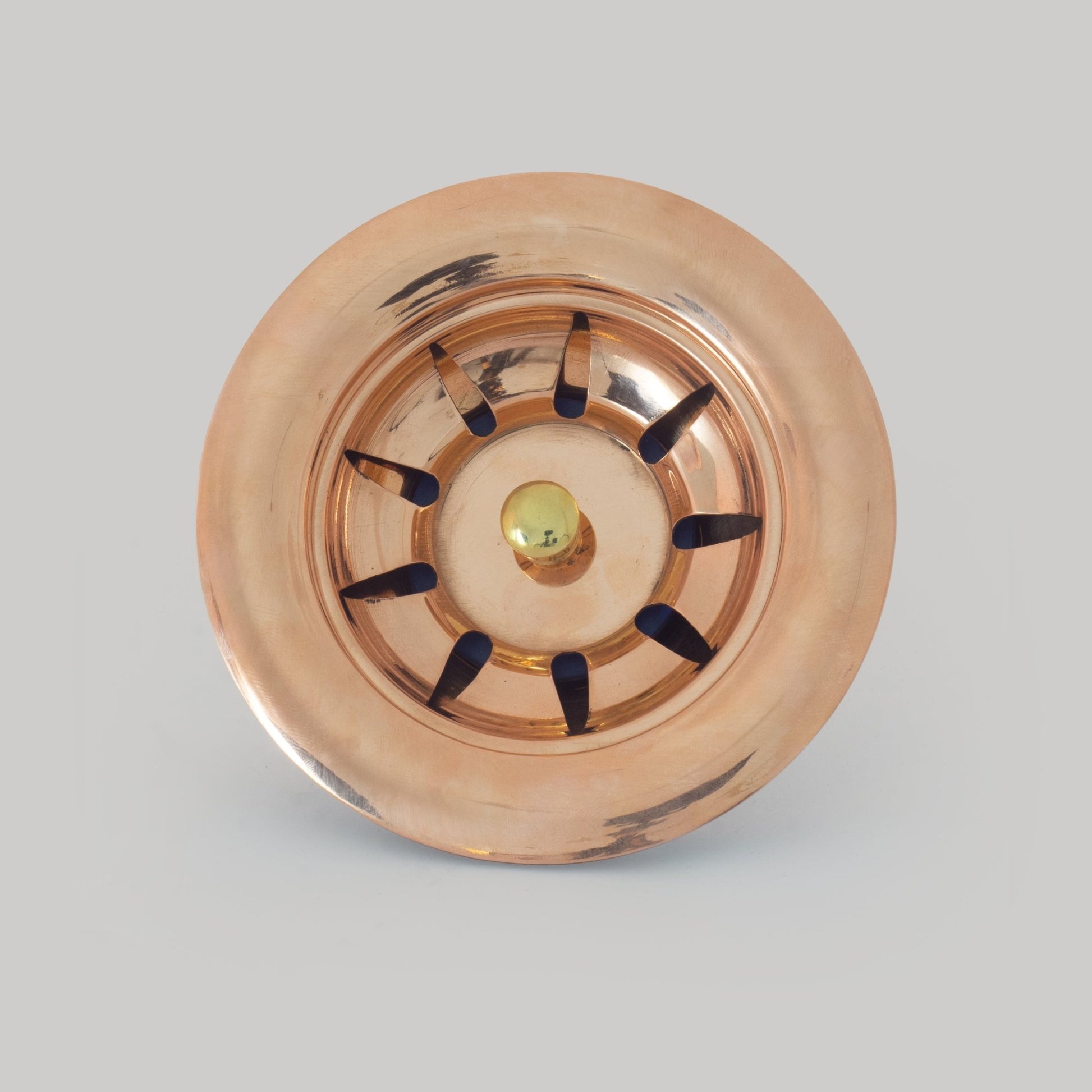 Unlacquered Solid Copper Kitchen Strainer Basket, Kitchen Sink Drain, Drain Stopper Plug, Basket Strainer - Insideast