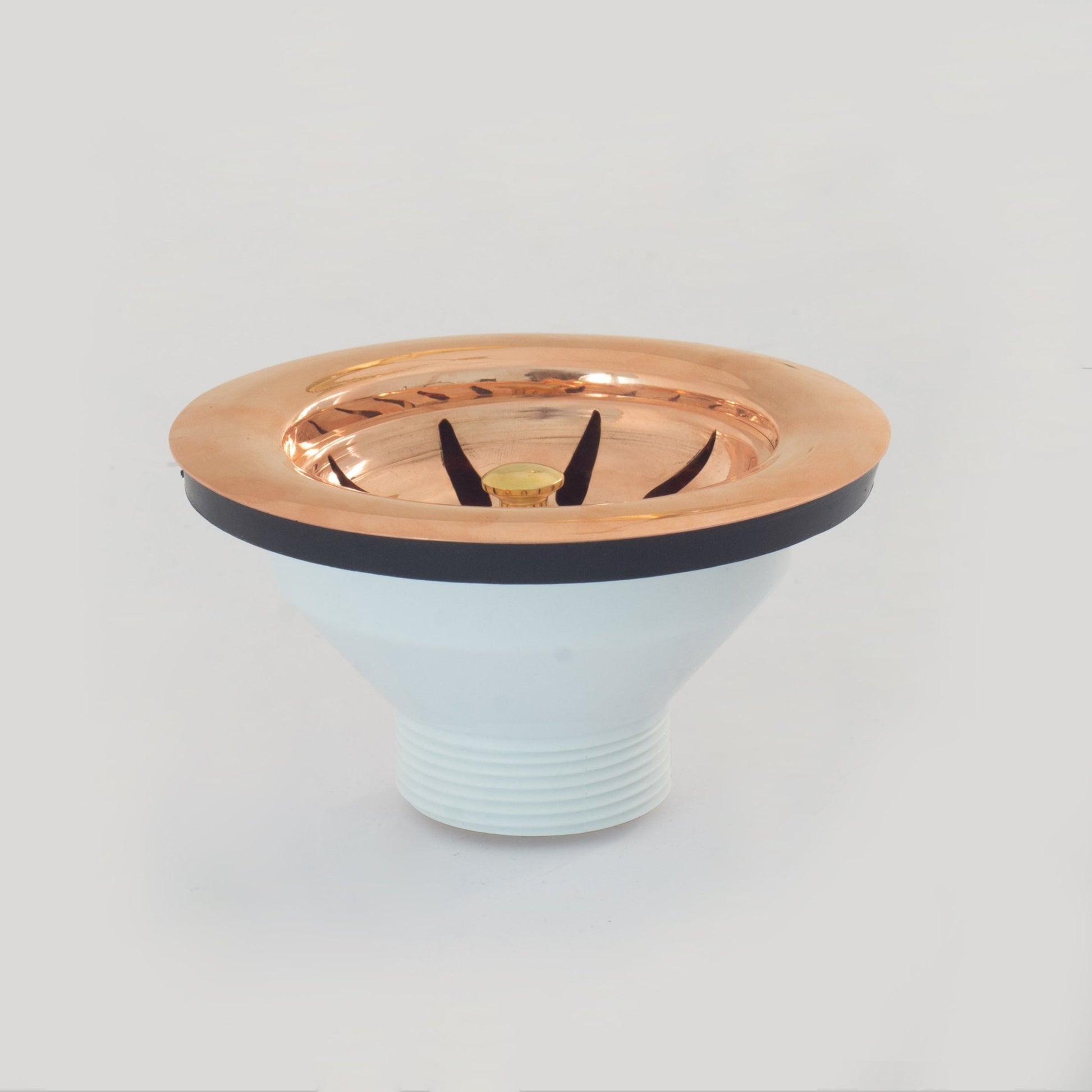 Unlacquered Solid Copper Kitchen Strainer Basket, Kitchen Sink Drain, Drain Stopper Plug, Basket Strainer - Insideast