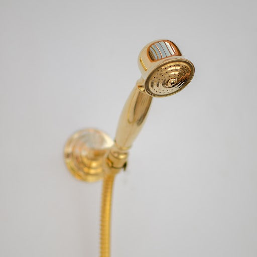 Heritage - Unlacquered Brass Exposed Shower System With Tub Filler