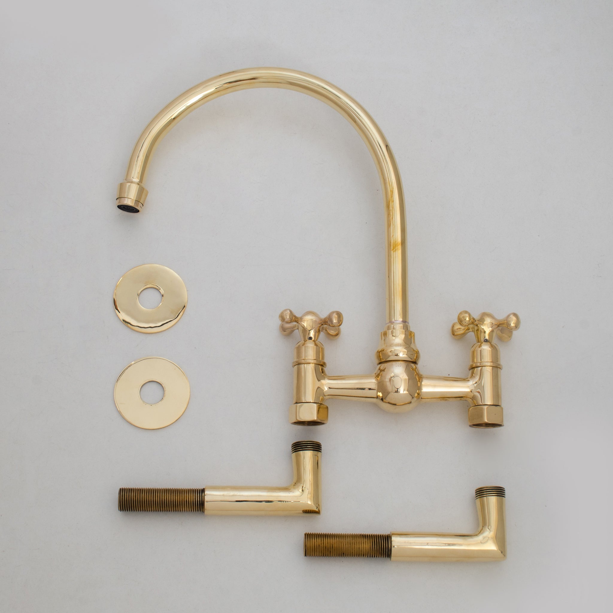 Wall Mount Bridge Faucet, Wall - Mount Sink Faucet, Wall Kitchen Faucet - Insideast