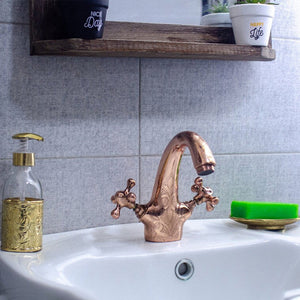 Bathroom Vanity Faucets - Antique Copper Faucet IBF09