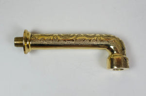 Brass Bathroom Faucet - Antique Brass Wall Mount Faucet ISW04