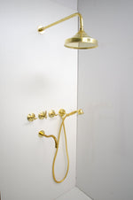 Load image into Gallery viewer, Unlacquered Brass Shower
