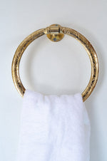 Load image into Gallery viewer, Brass Towel Ring - Bathroom Towel Holder ISA03
