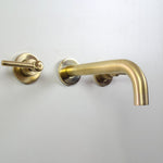 Load image into Gallery viewer, Brushed Brass Bathroom Faucet
