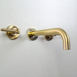 Brushed Brass Bathroom Faucet