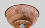 Load image into Gallery viewer, Engraved Moroccan Copper Vessel Sink ISS09 - Moroccan bathroom sink
