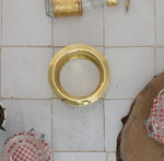 Load image into Gallery viewer, Garbage Disposal, Unlacquered Brass, Flange Kitchen Sink flange kit 3 1/2 standard sink Drain hole
