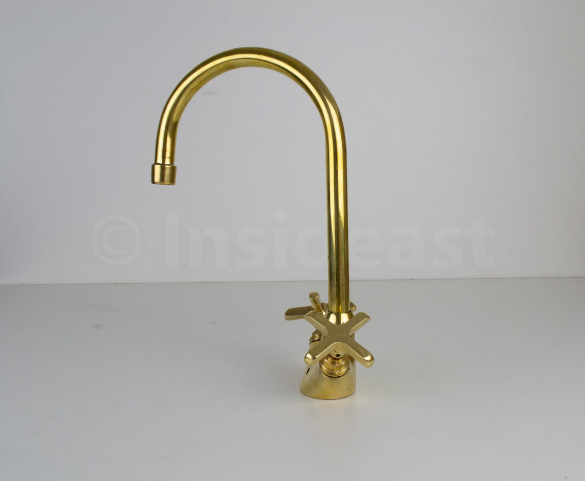 antique brass bathroom faucet