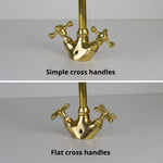Load image into Gallery viewer, antique brass bathroom faucet
