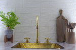 Load image into Gallery viewer, antique brass kitchen faucet
