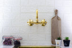 Load image into Gallery viewer, brass wall mount faucet
