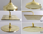 Load image into Gallery viewer, antique brass shower fixtures
