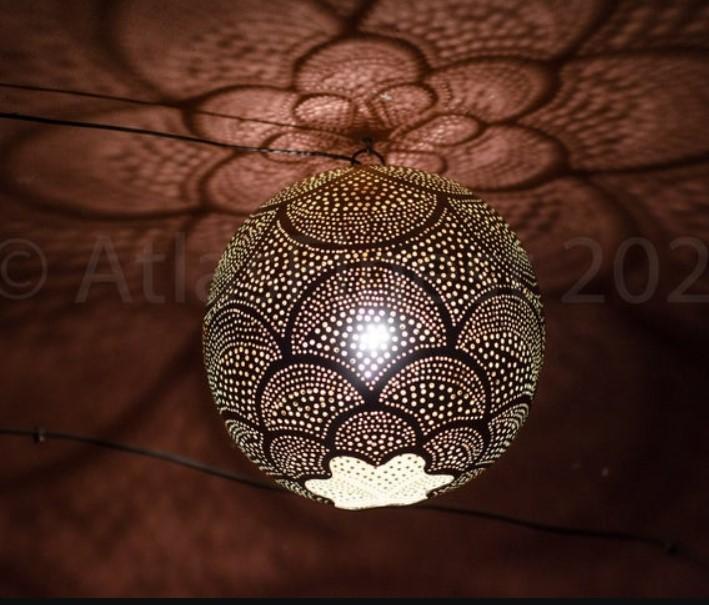 Moroccan Ceiling Light Brass Vintage Shades Pendant Lamp Shade