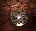Load image into Gallery viewer, Moroccan Ceiling Light Brass Vintage Shades Pendant Lamp Shade
