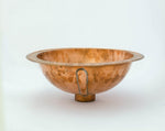 Load image into Gallery viewer, Round Hammered Sink ISS19 , Vintage Copper Drop-in Sink , Diameter 17 - 5/8 &quot;
