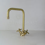 Load image into Gallery viewer, Single Hole Bathroom Faucet - Antique Brass Bathroom Faucet IBF08
