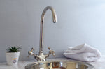 Load image into Gallery viewer, Single Hole Bathroom Faucet - Polished Nickel Bathroom Faucet
